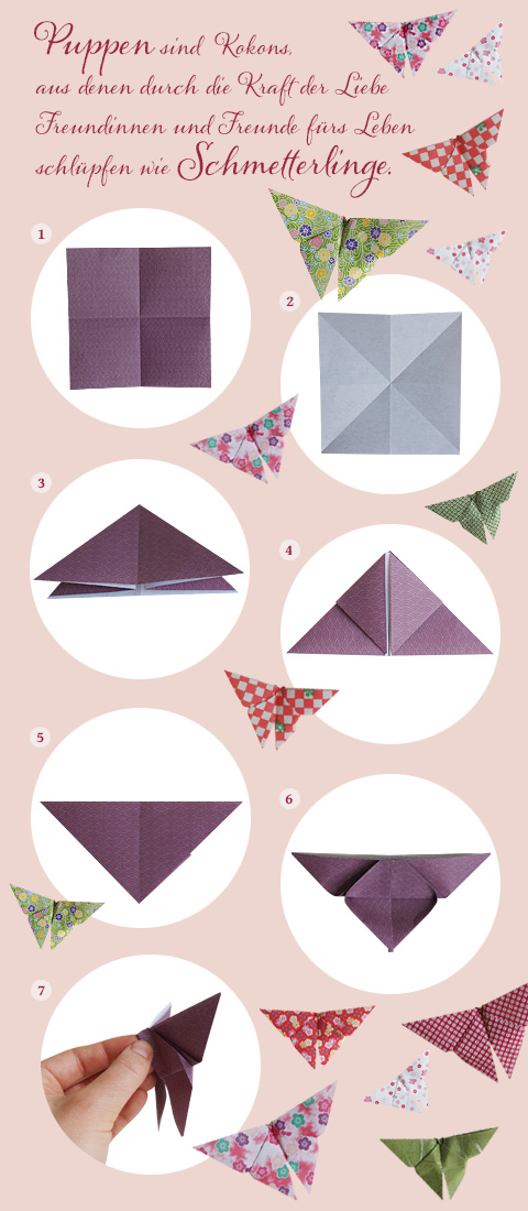 Origami-Schmetterling Blog
